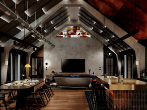 งานตกแต่งภายใน บ้านสไตล์ Loft จาก The Collective Studio