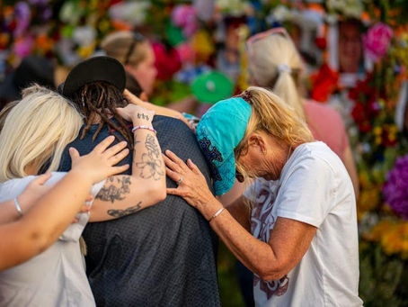 Grieving parents after Texas flood July 2025