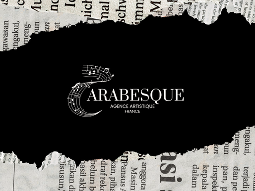 Logo Arabesque sur fond noir