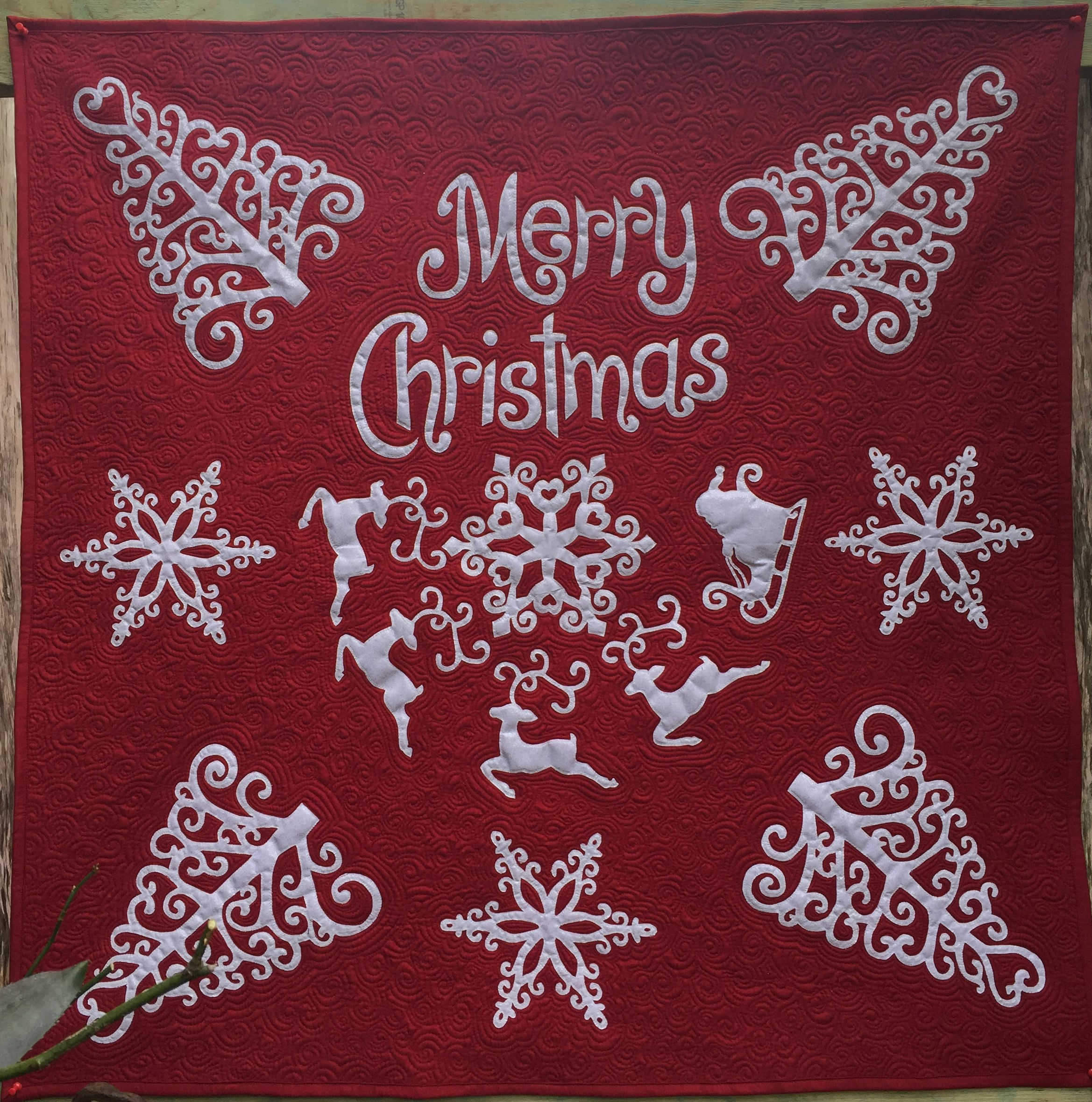 PS096 my merry christmas hanging - PDF pattern