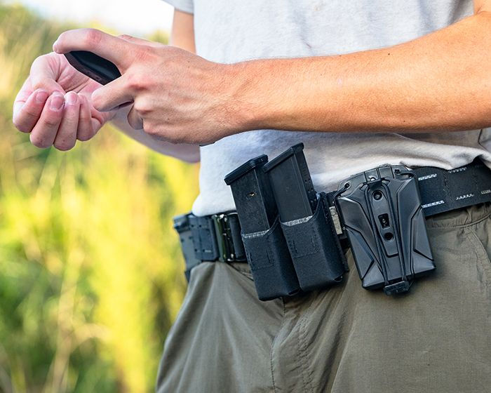 Thumbnail: S&S 9mm POUCH WITH SPRING TENSIONER