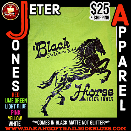 Black Horse Tshirt | JETER JONES