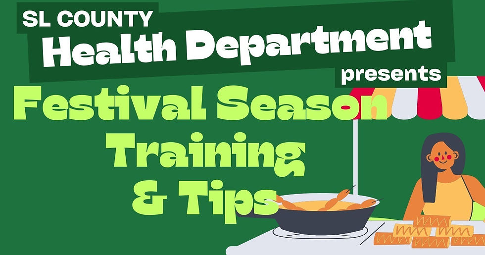 Festival Season Training and Tips