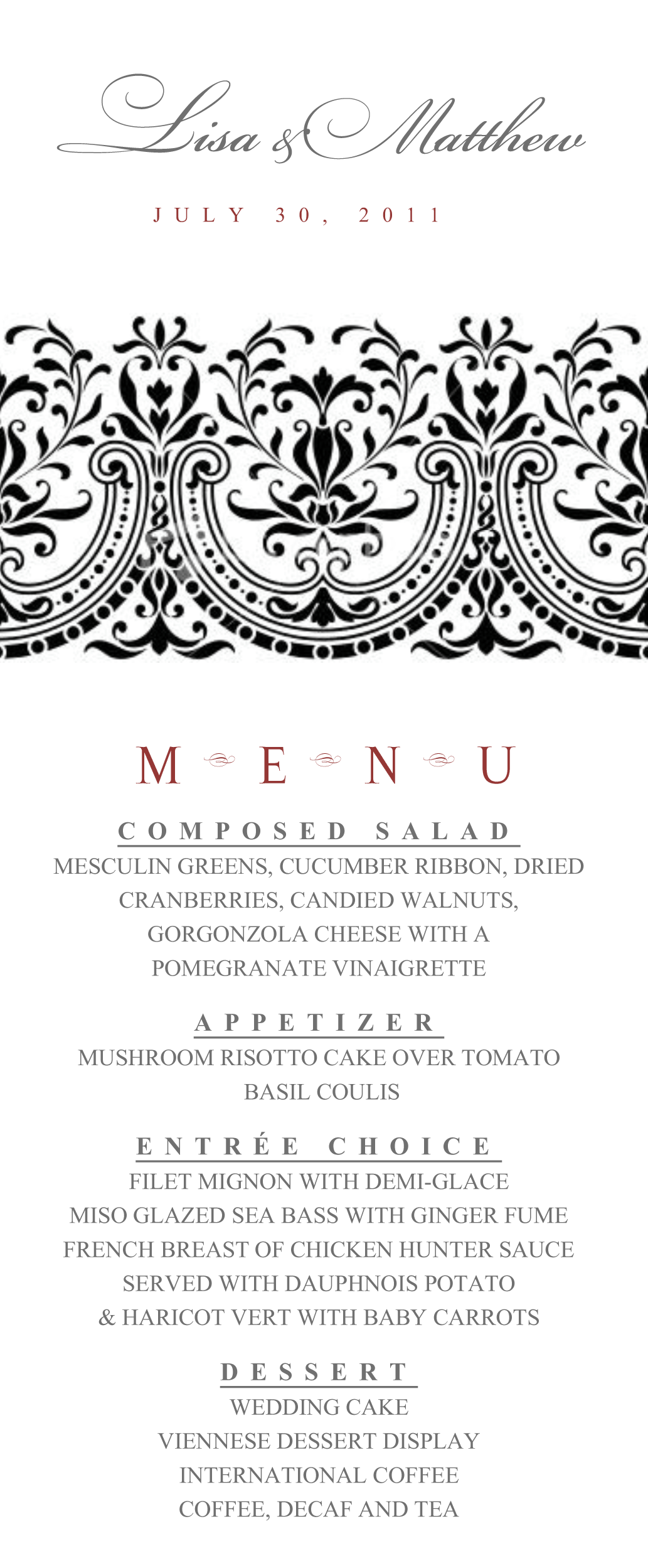 Menu Sample 20