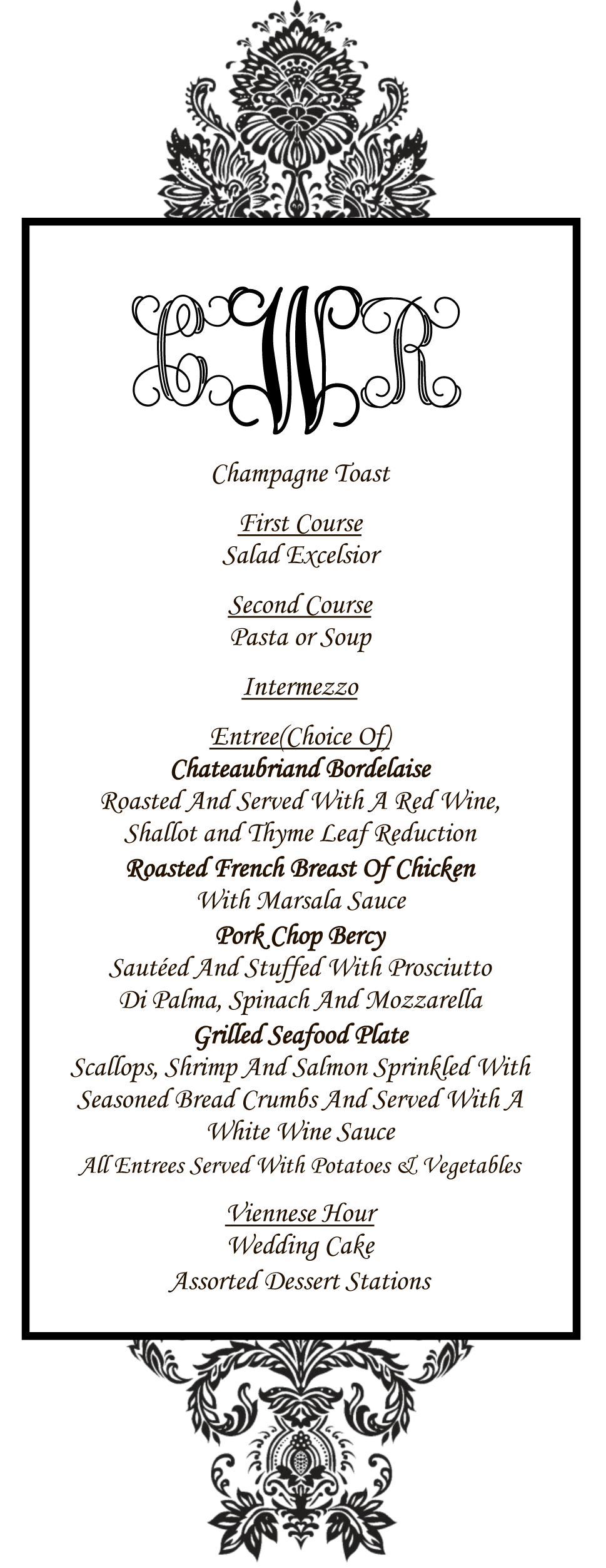 Menu Sample 25