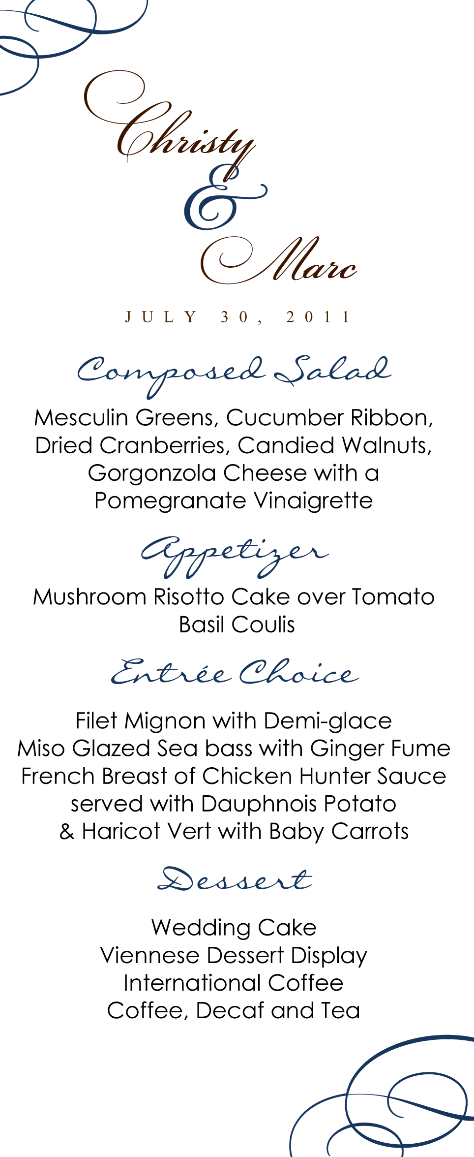 Menu Sample 19