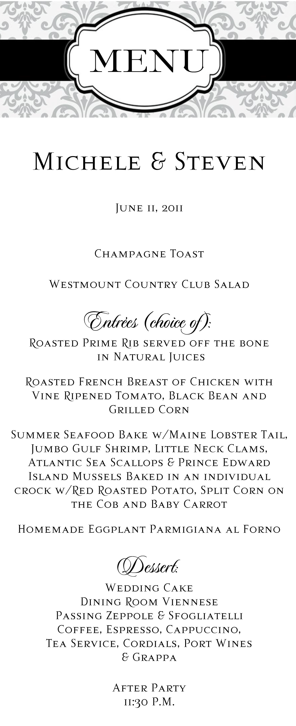 Menu Sample 28