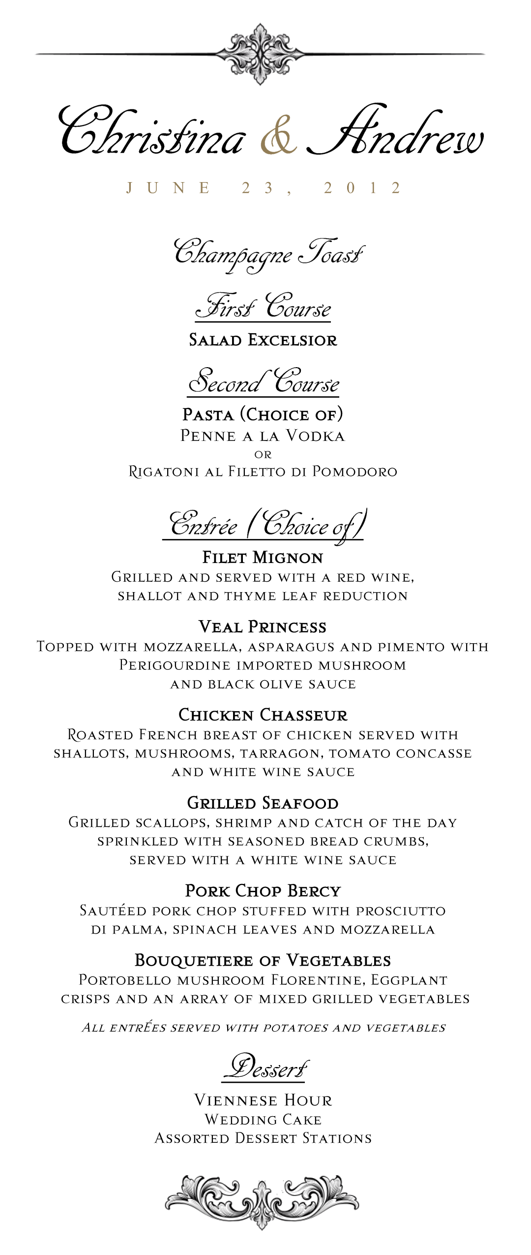 Menu Sample 17