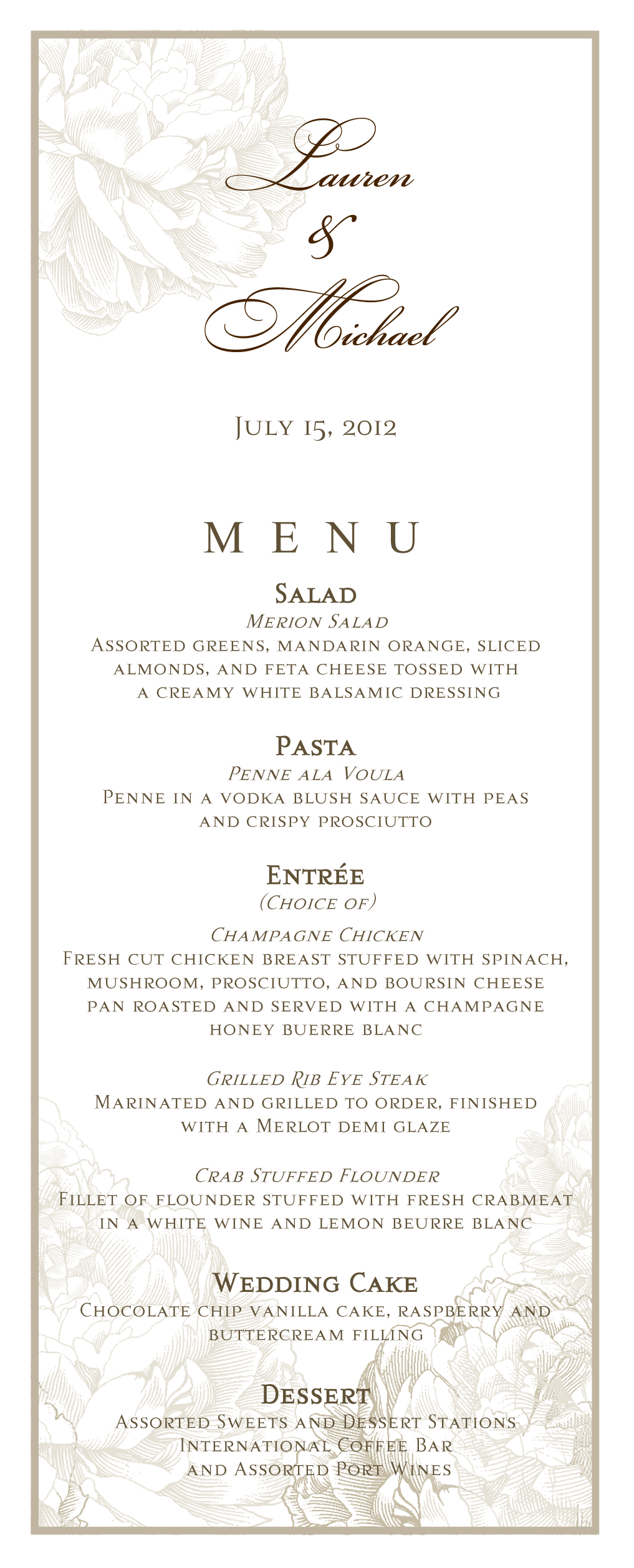 Menu Sample 22