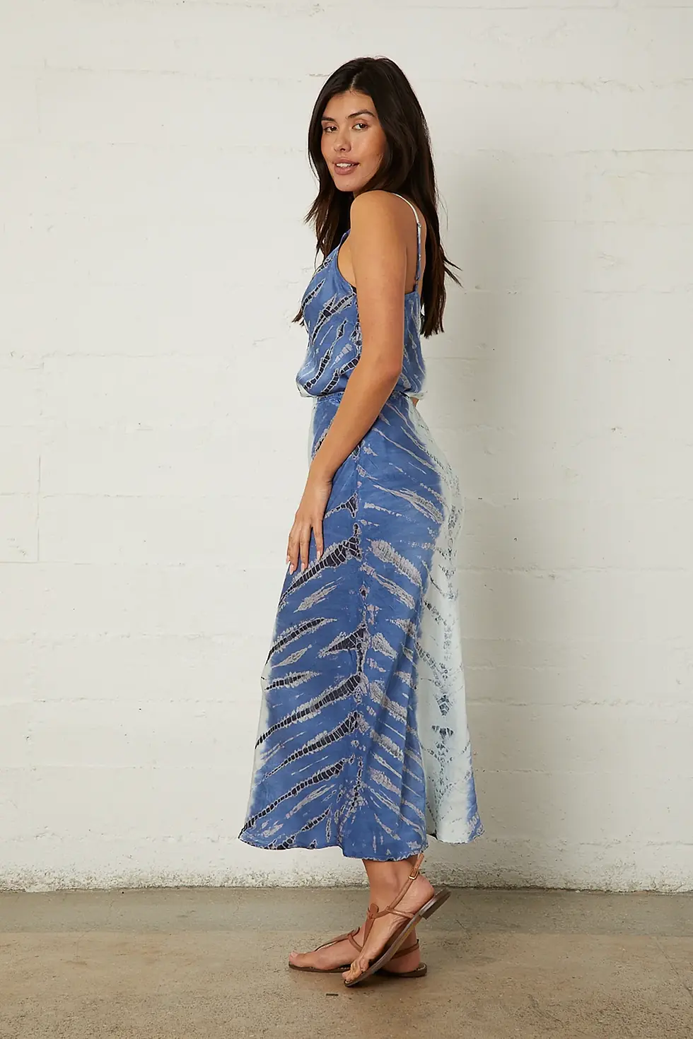 Thumbnail: River + Sky Ariel Satin Bias Skirt