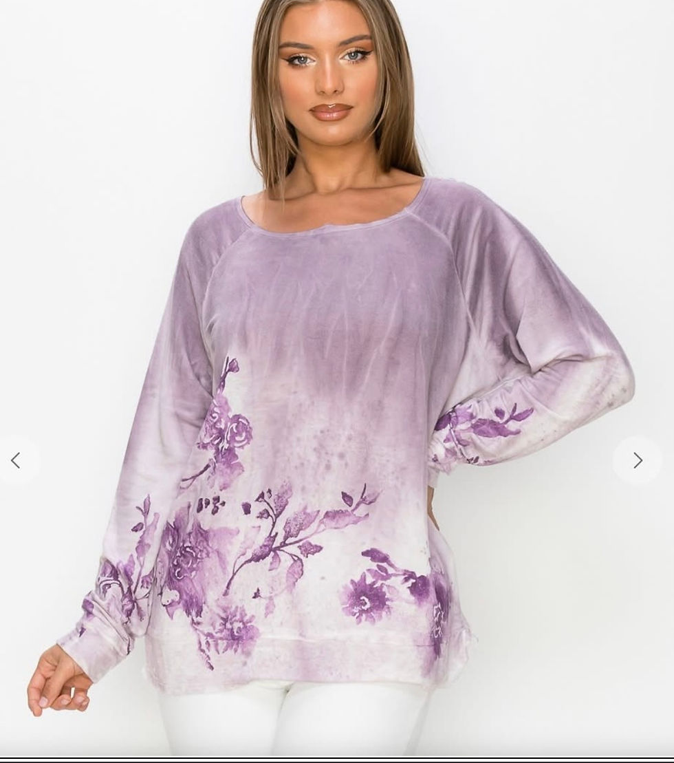 Tparty purple floral