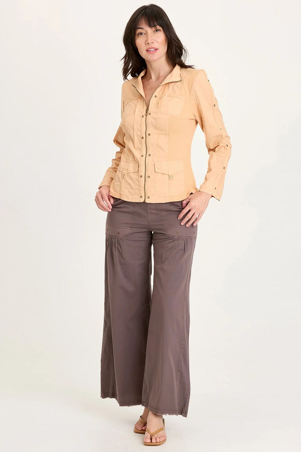 Thumbnail: XCVI BRENTLY POPLIN WIDE LEG PANT