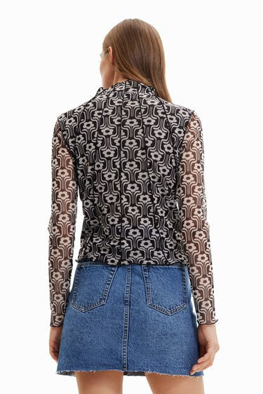 Thumbnail: Desigual Retro Print Tulle