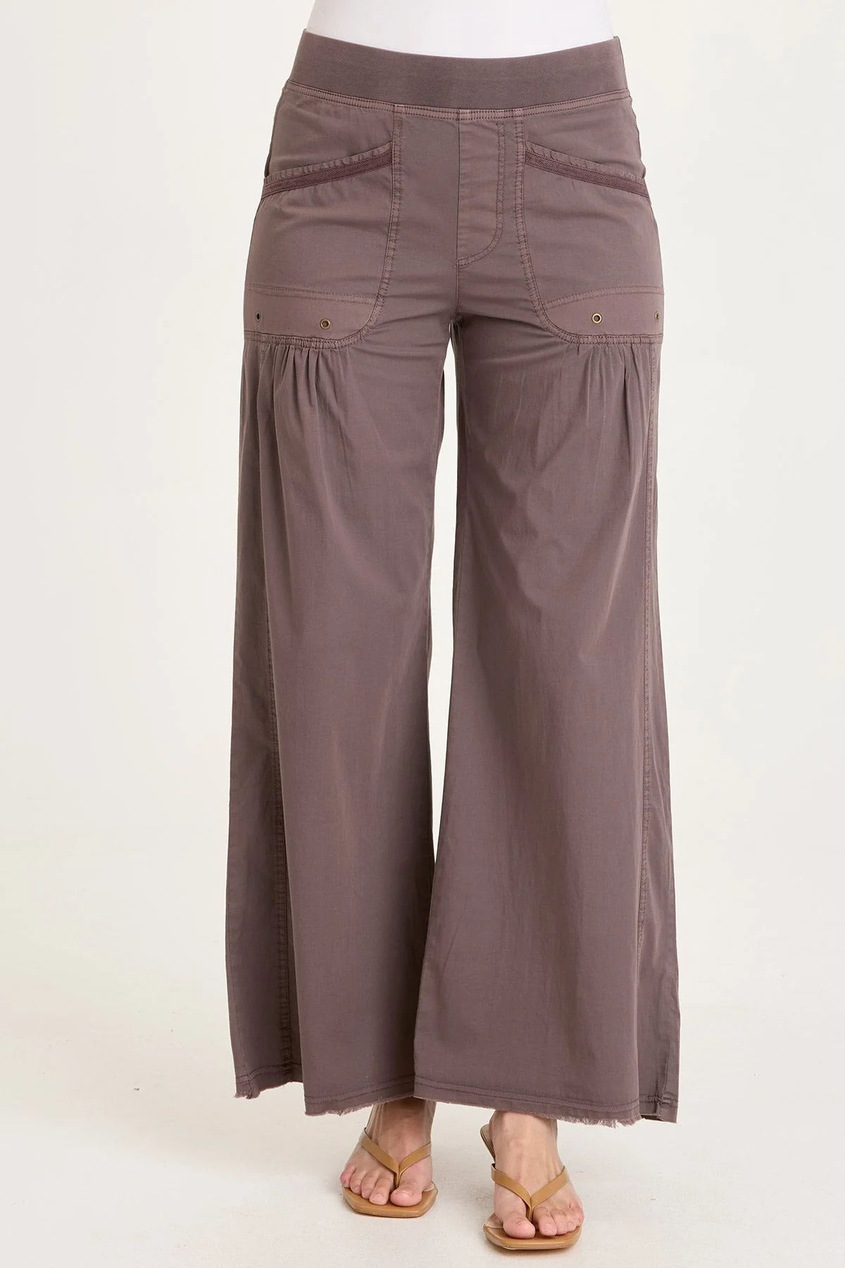 XCVI BRENTLY POPLIN WIDE LEG PANT