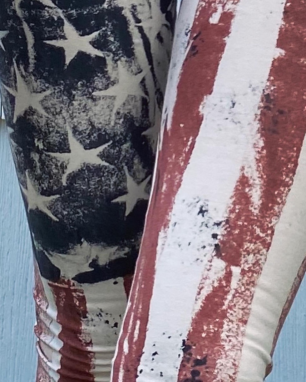 Thumbnail: Tparty U.S flag print legging 
