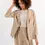 Thumbnail: MOLLY BRACKEN LINEN FITTED BLAZER 
