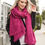 Thumbnail: Magenta Blanket scarf