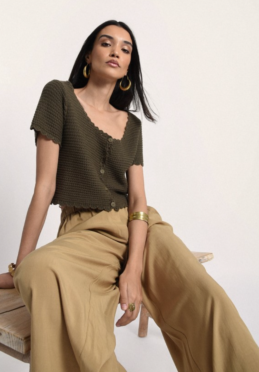 Thumbnail: Molly Bracken Cropped Cardigan