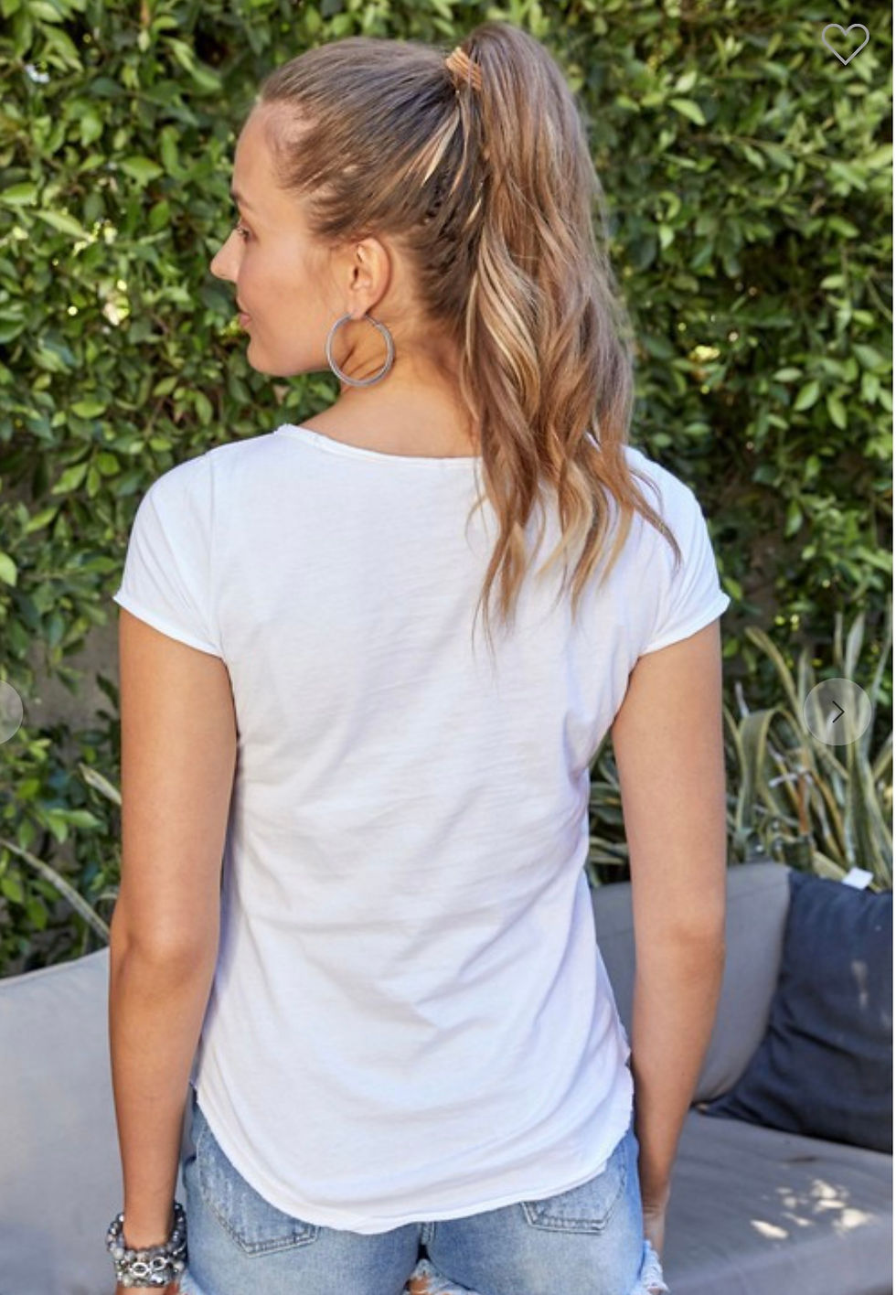 Thumbnail: VENTI 6 ALL OVER HOLE CUT OUT S/S TEE SHIRT