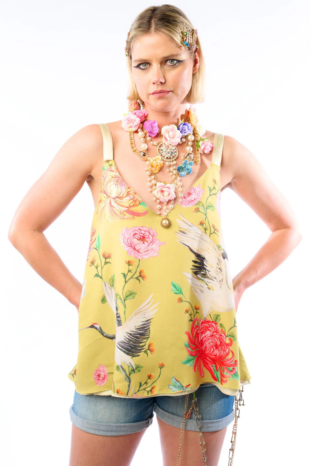 Aratta THE LEGEND OF THE CRANE REVERSIBLE CAMI