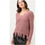 Thumbnail: Oversized V Neck Ripped Fringed Sweater Top