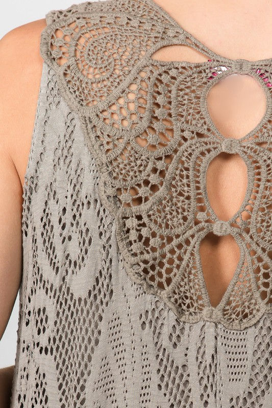 Thumbnail: Crochet detailed dress