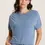 Thumbnail: XCVI VALENSI SOFT JERSEY BANDED SLEEVE TEE  In Pacific Pigment