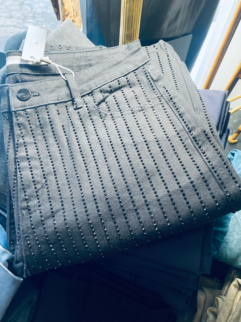 Thumbnail: Tractr sequence jeans in black