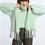 Thumbnail: Molly Bracken Reversable scarf mint