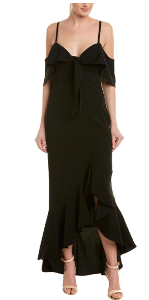 Thumbnail: Gracia High low off the shoulder gown