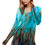 Thumbnail: T- Party Tie Dye Fringe Top
