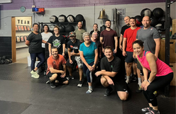 people smiling in gym in orillia