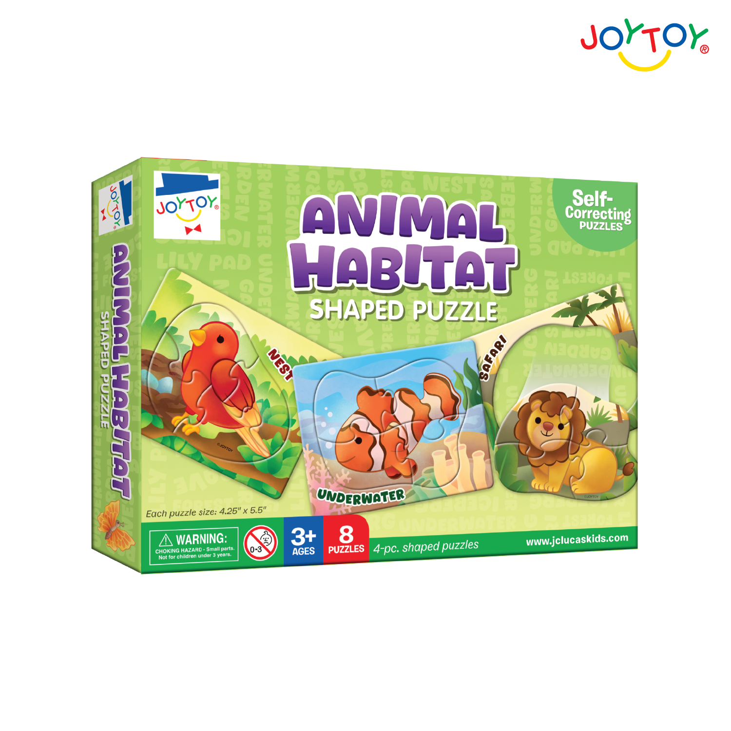JOYTOY Animal Habitat Shaped Puzzle