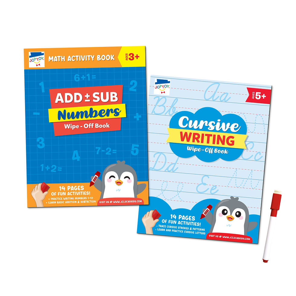 Thumbnail: JOYTOY Math Add & Subtract Wipe-off Book