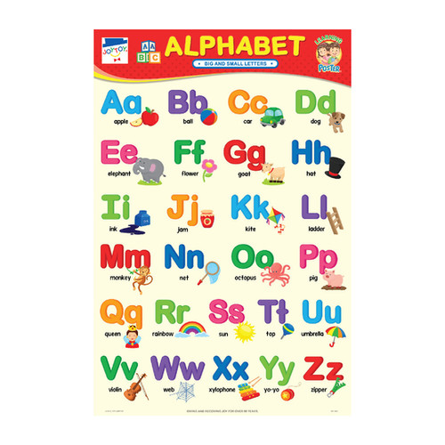 Alphabet Poster (Big & Small Letter) | jclucaskids