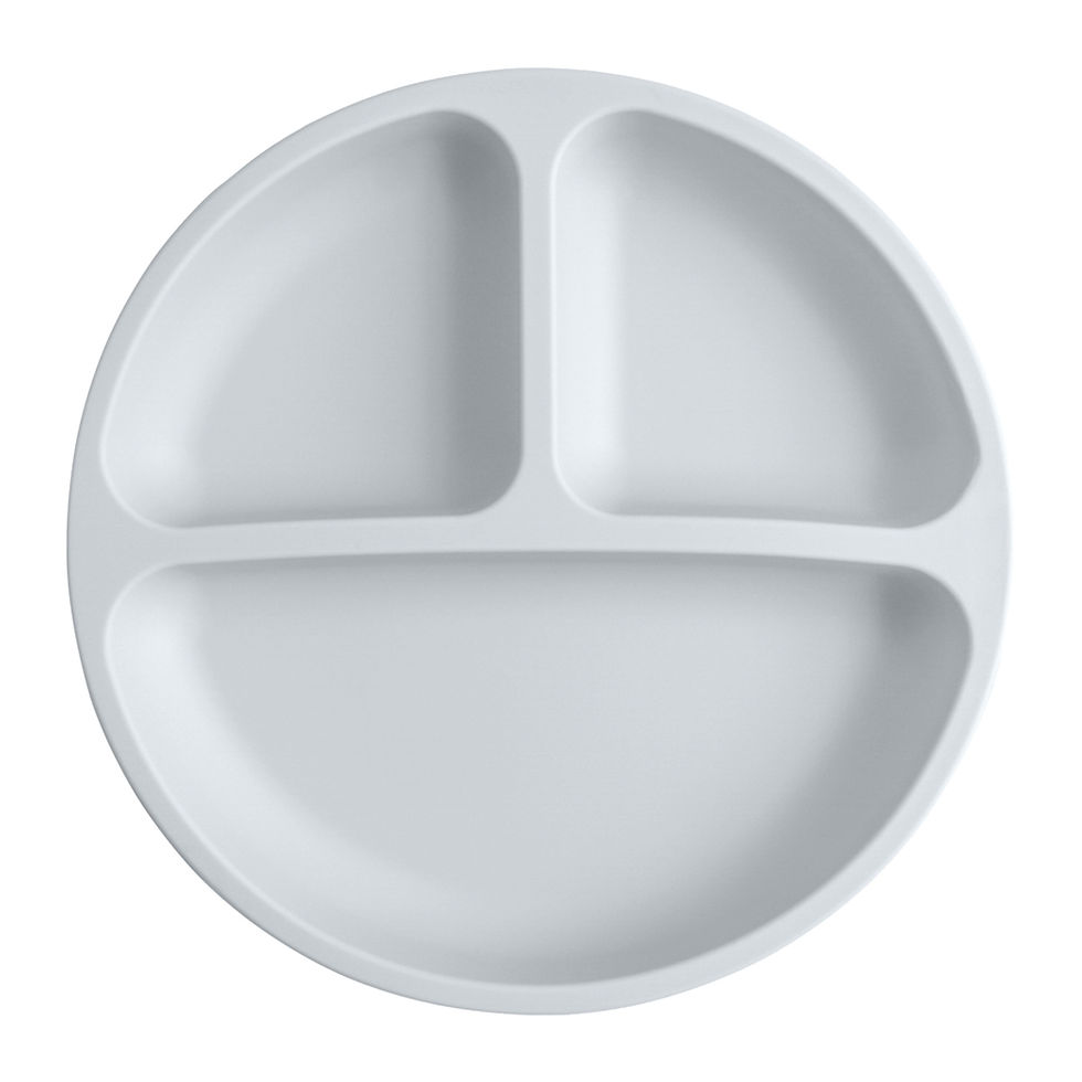 Thumbnail: 1PCS Baby Sucker Silicone Dining Plate BPA Free Children