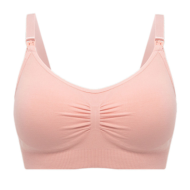 Thumbnail: High Quality Plus Size Nursing Bra Breathable Women Breastfeeding Underwear Seam