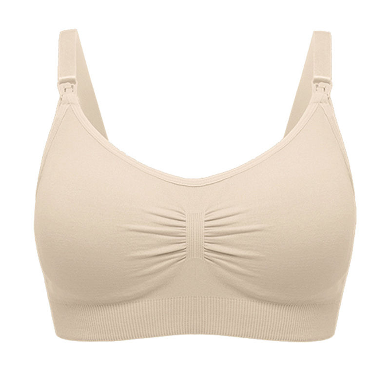 Thumbnail: High Quality Plus Size Nursing Bra Breathable Women Breastfeeding Underwear Seam