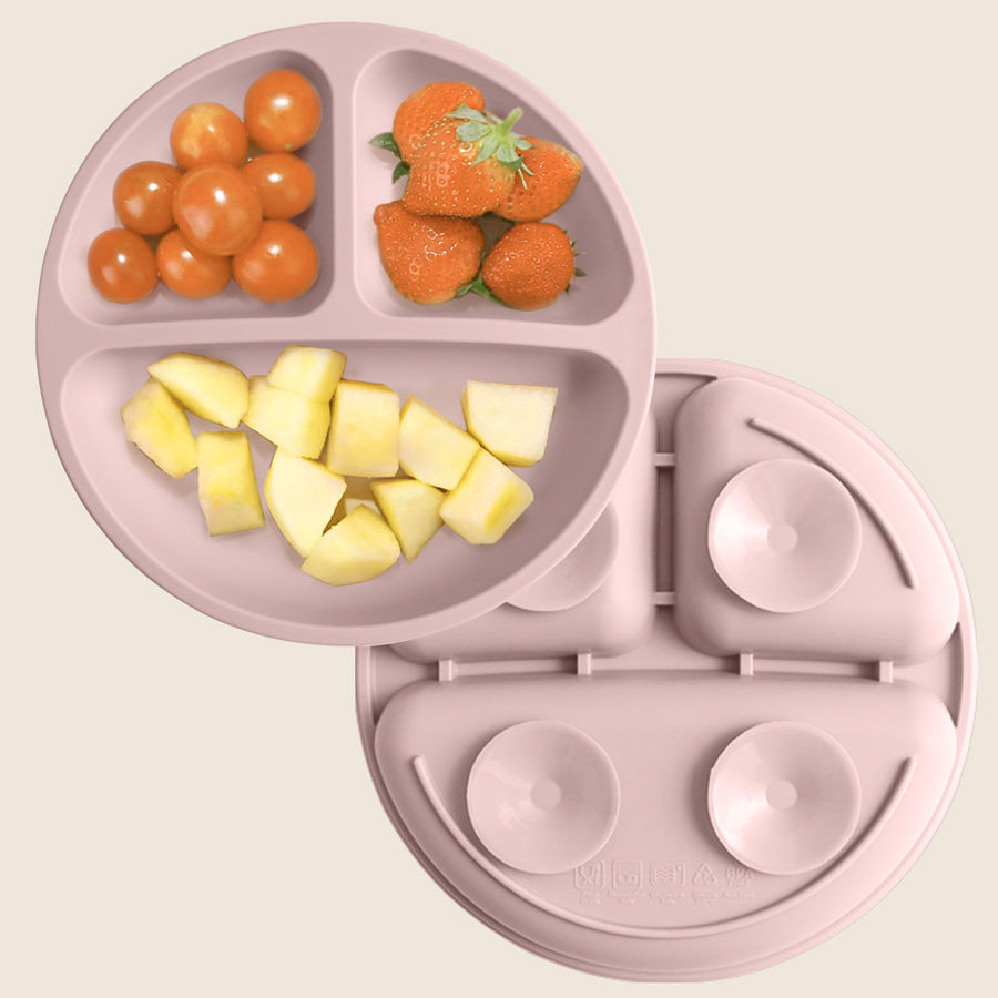 Thumbnail: 1PCS Baby Sucker Silicone Dining Plate BPA Free Children