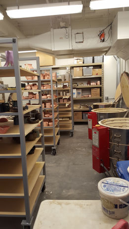 Steel racks for drying ceramic ware