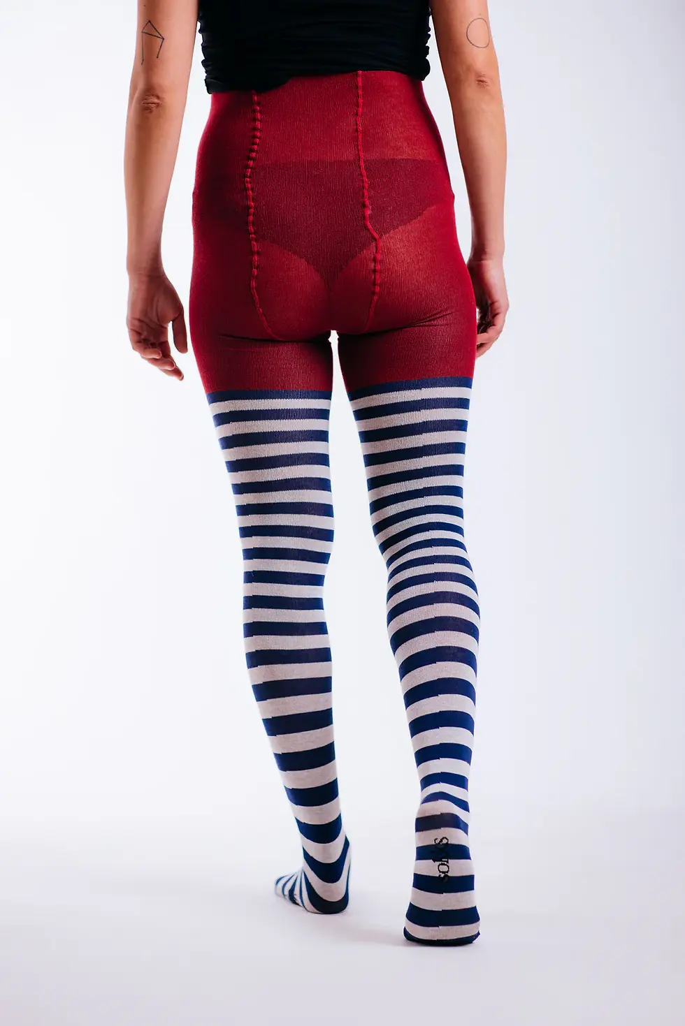 Miniatura: The Post Partum Set “Early Bird” - Burgundy + Stripes