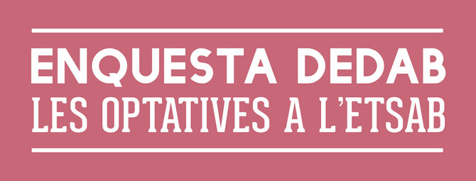 Enquesta sobre les optatives a l'ETSAB