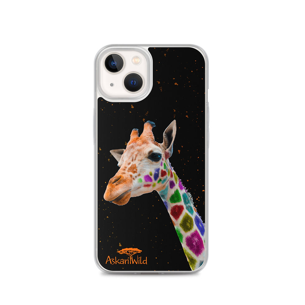 Thumbnail: Askari Wild iPhone Case - Rainbow Giraffe Design
