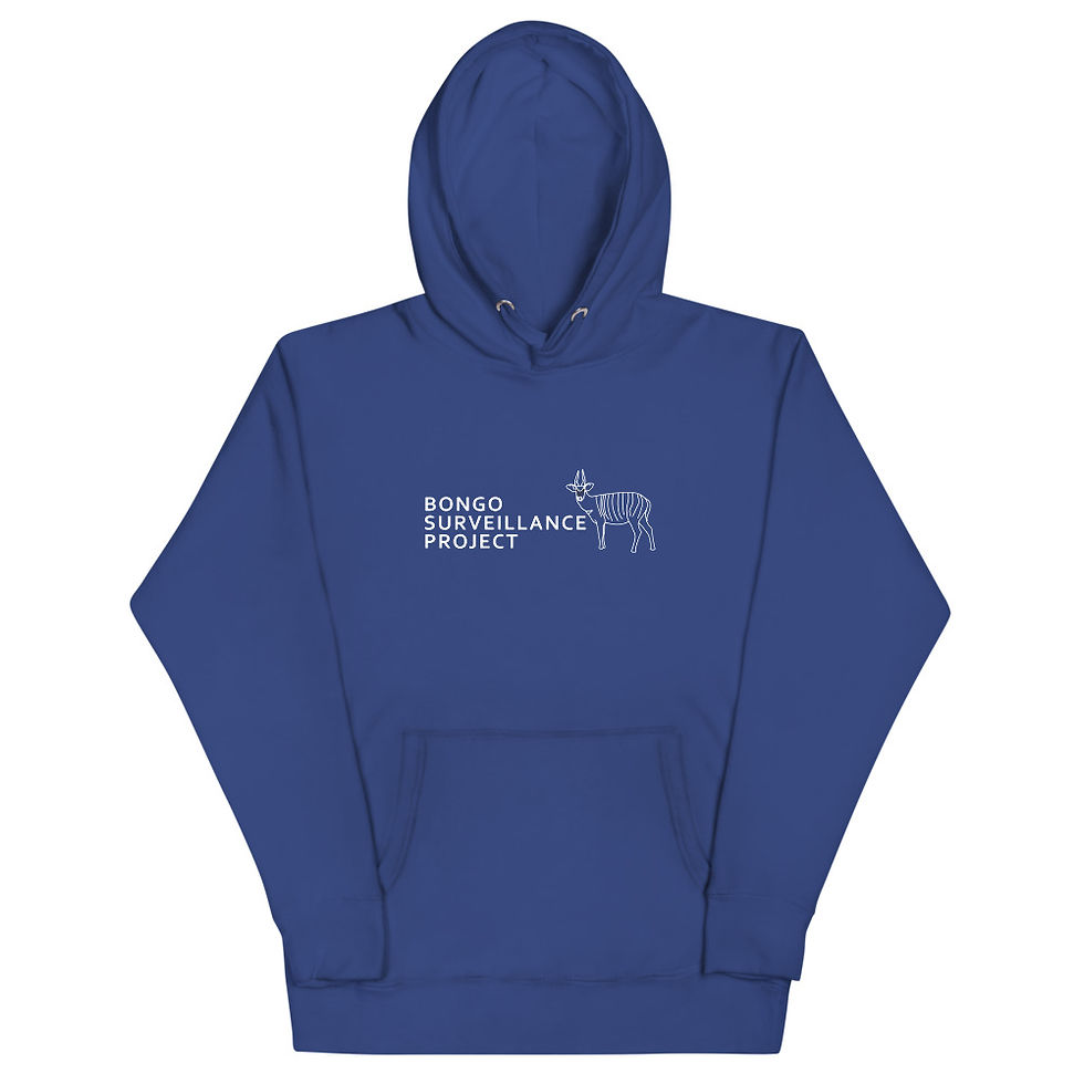 Thumbnail: Bongo Project Unisex Hoodie - White Logo