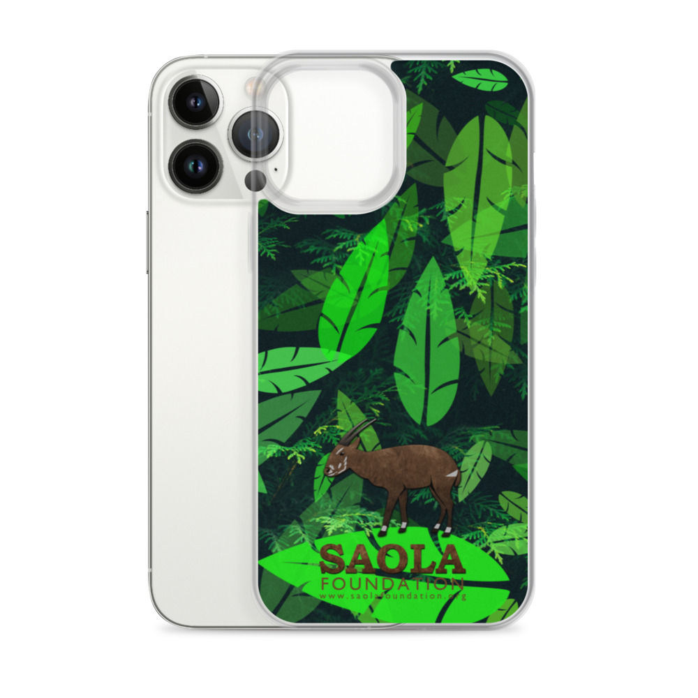 Saola Foundation iPhone Case - Forest Design