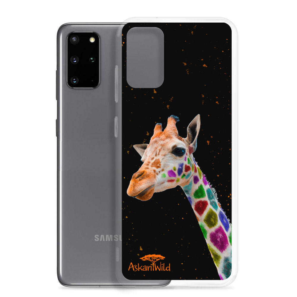 Askari Wild Samsung Phone Case - Rainbow Giraffe Design