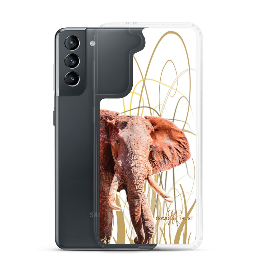 Thumbnail: Tsavo Trust Samsung Phone Case - Tusker WS-1 Design