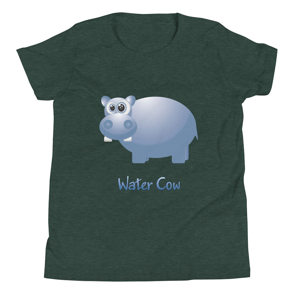 Thumbnail: Askari Wild Youth T-Shirt - Water Cow