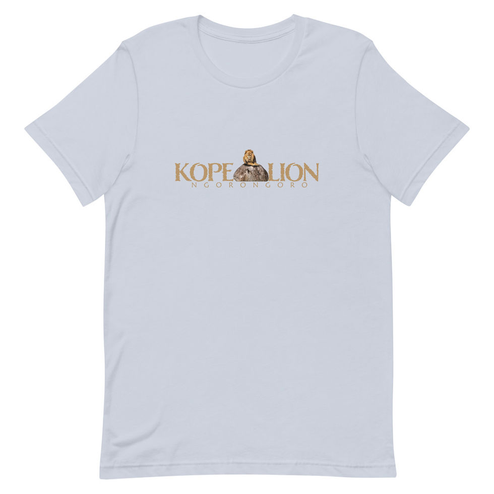 Thumbnail: Kope Lion Unisex Cotton T-Shirt - Kopje Lion Design