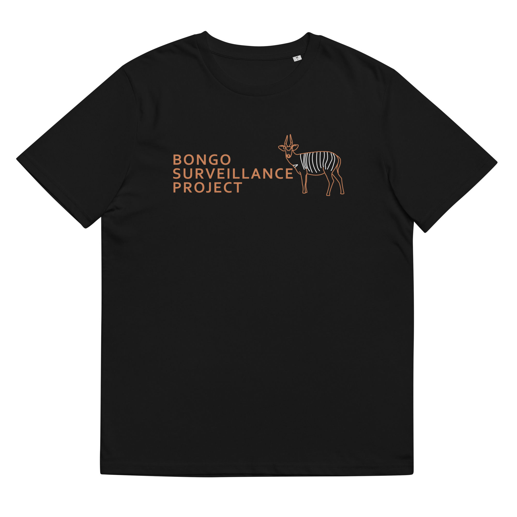 Bongo Project Unisex Organic Cotton T-Shirt - Small Bongo Design